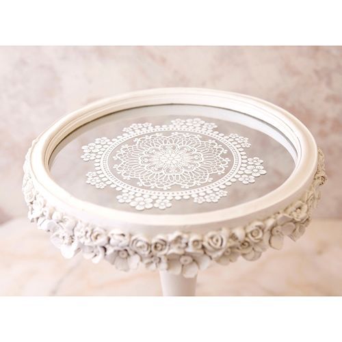 アンティーク調ミラートレー ロココデコ