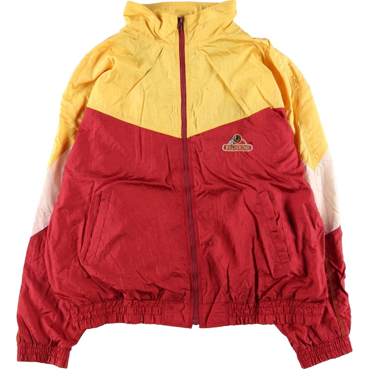 古着 NFL WASHINGTON REDSKINS ワシントンレッドスキンズ ナイロンジャケット メンズXXL/eaa435385