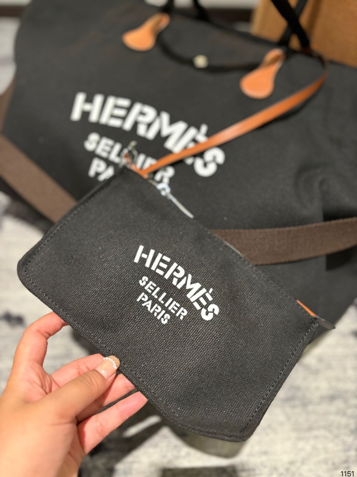 【HERMES】☆自立するから使いやすい☆ ビーチバッグ ビーチバッグ 《ル・シャン・デ・シガール》 | Hermès