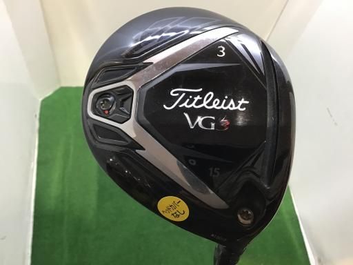 Titleist タイトリスト VG3 FW ウッド 3w 15 R 2018年 中古】VG3 フェアウェイウッド (タイトリスト) 通販｜GDO中古