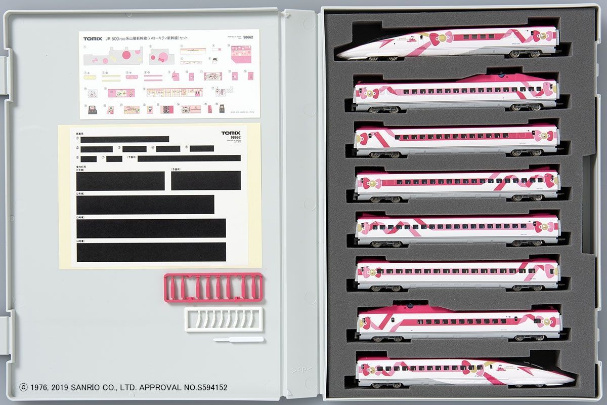 もけいや松原 Ｎゲージ ＴＯＭＩＸ トミックス ９８６６２ ５００系７０００番台 ハローキティ新幹線８両セット WWW_IMPECCABLEHEALTHCARESERVICES_COM