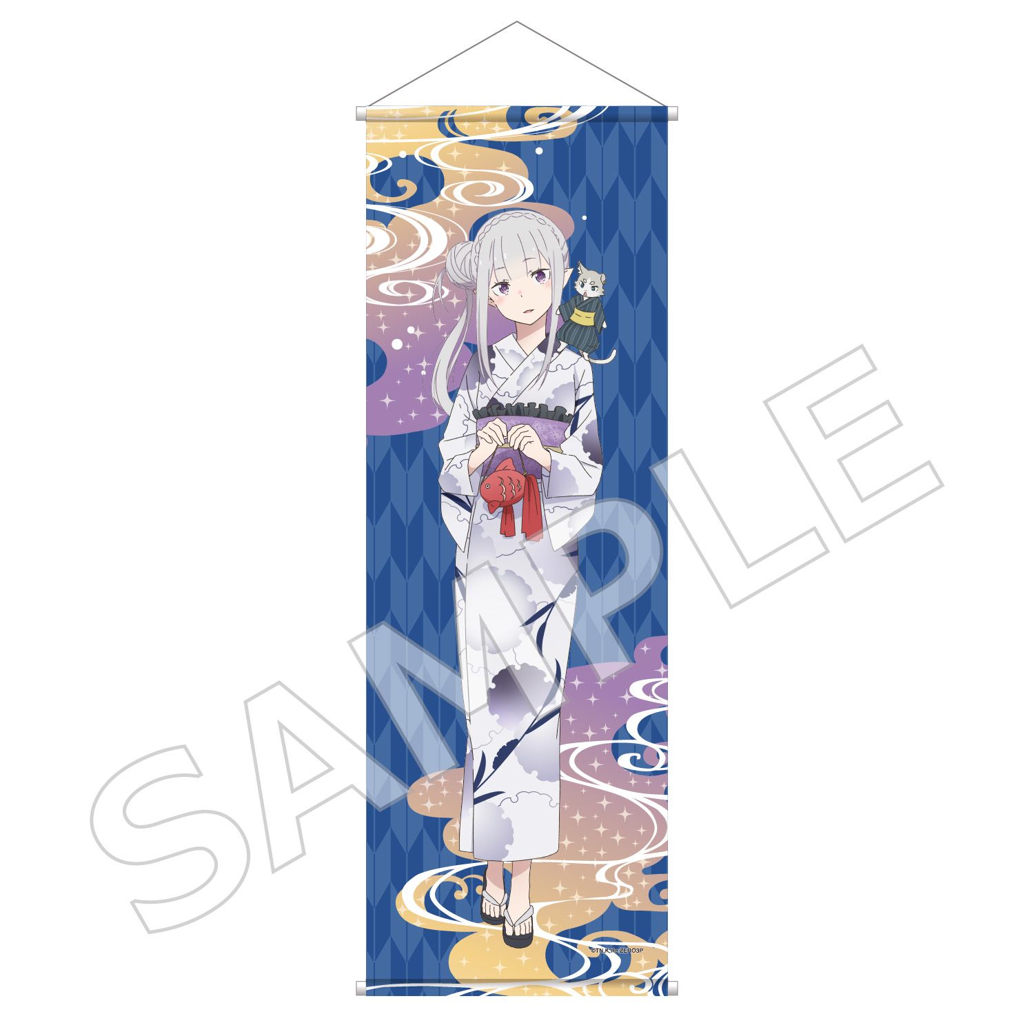 リゼロ　タペストリー　夏祭り 新品/公式】Re:ゼロから始める異世界生活 B2ハーフタペストリー