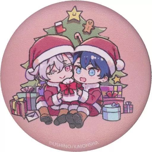 中古】バッジ・ピンズ うしのイラスト ぷに缶 「GUSH de Noel 2023