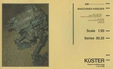 プラモデル 1|20 Panzer Aufkalarungs TW47|N2 KUSTER -キュスター- Ma.K. マシーネンクリーガー シリーズ00.25