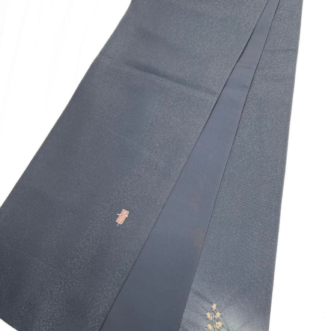 未着用 作家もの 袋帯 辻ヶ花 銀通し ぼかし染め 着物 084a d