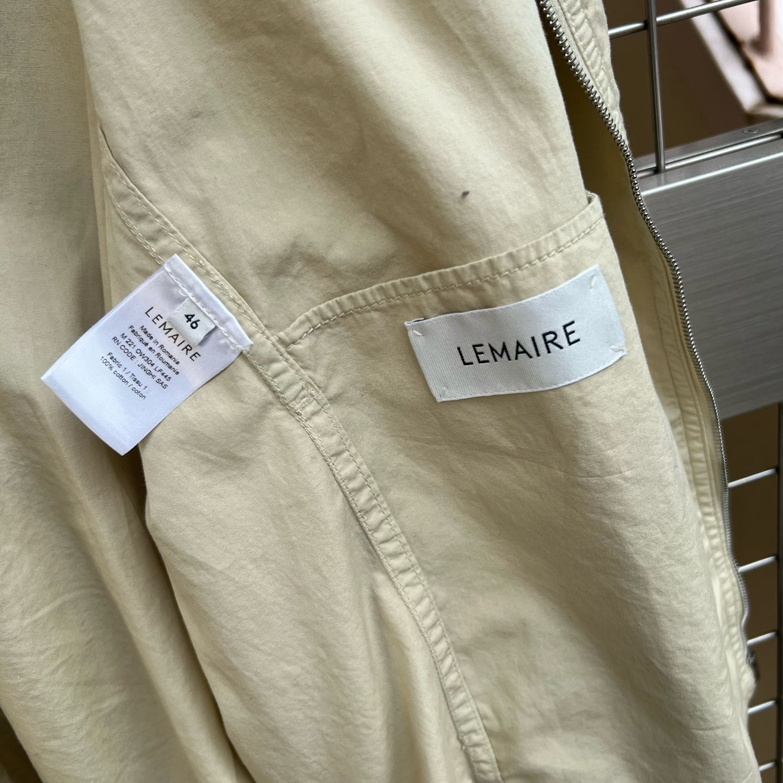 LEMAIRE ルメール 22SS SHIRT BLOUSON シャツジャケット アイボリー 