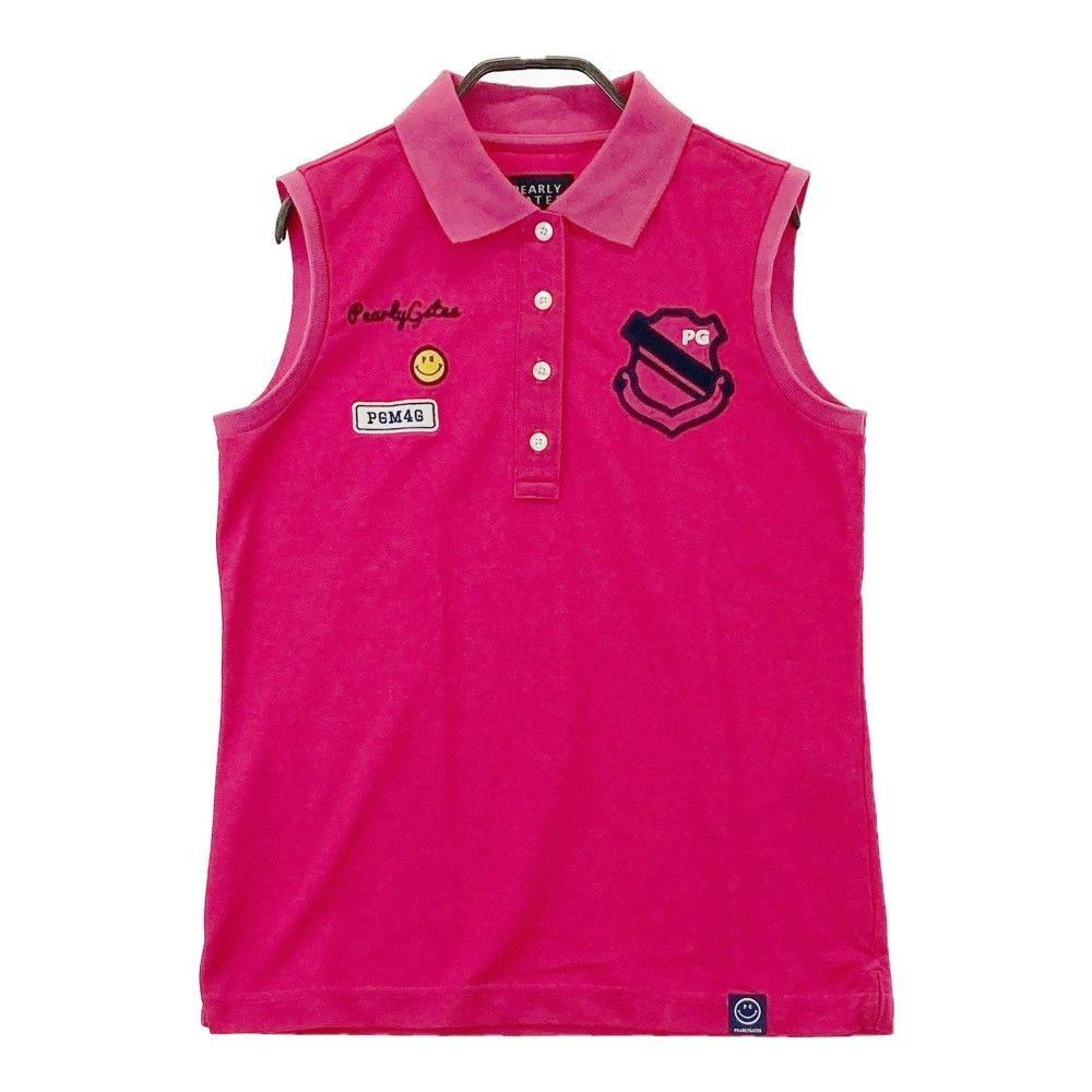 PEARLY GATES ゴルフウェア/pgg/ノースリーブポロシャツサイズ0 PGG PEARLY GATES パーリーゲイツ ノースリーブポロワンピース