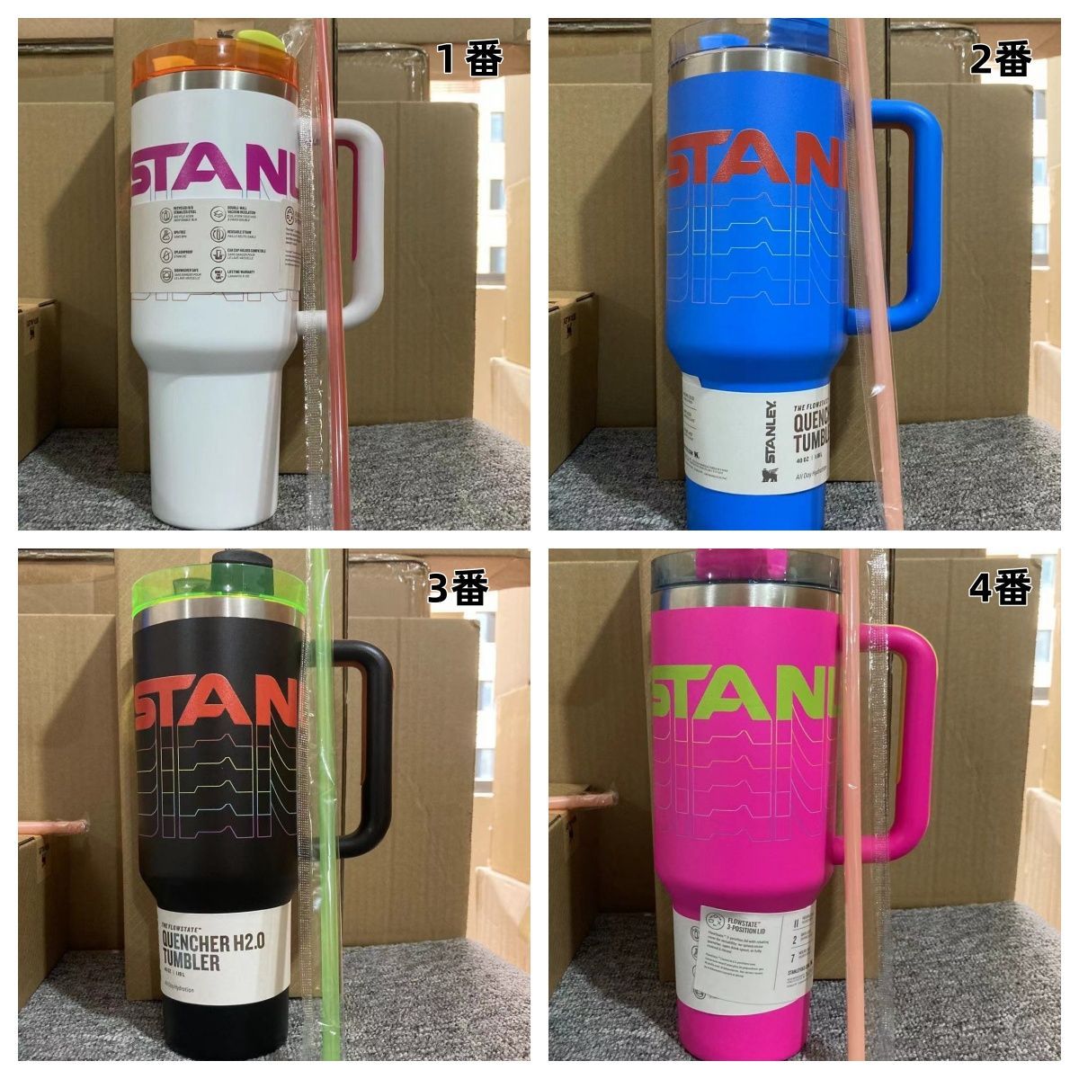 新品 未使用 限定 STANLEY スタンレー H2.0 40OZ 1.18L ストロー