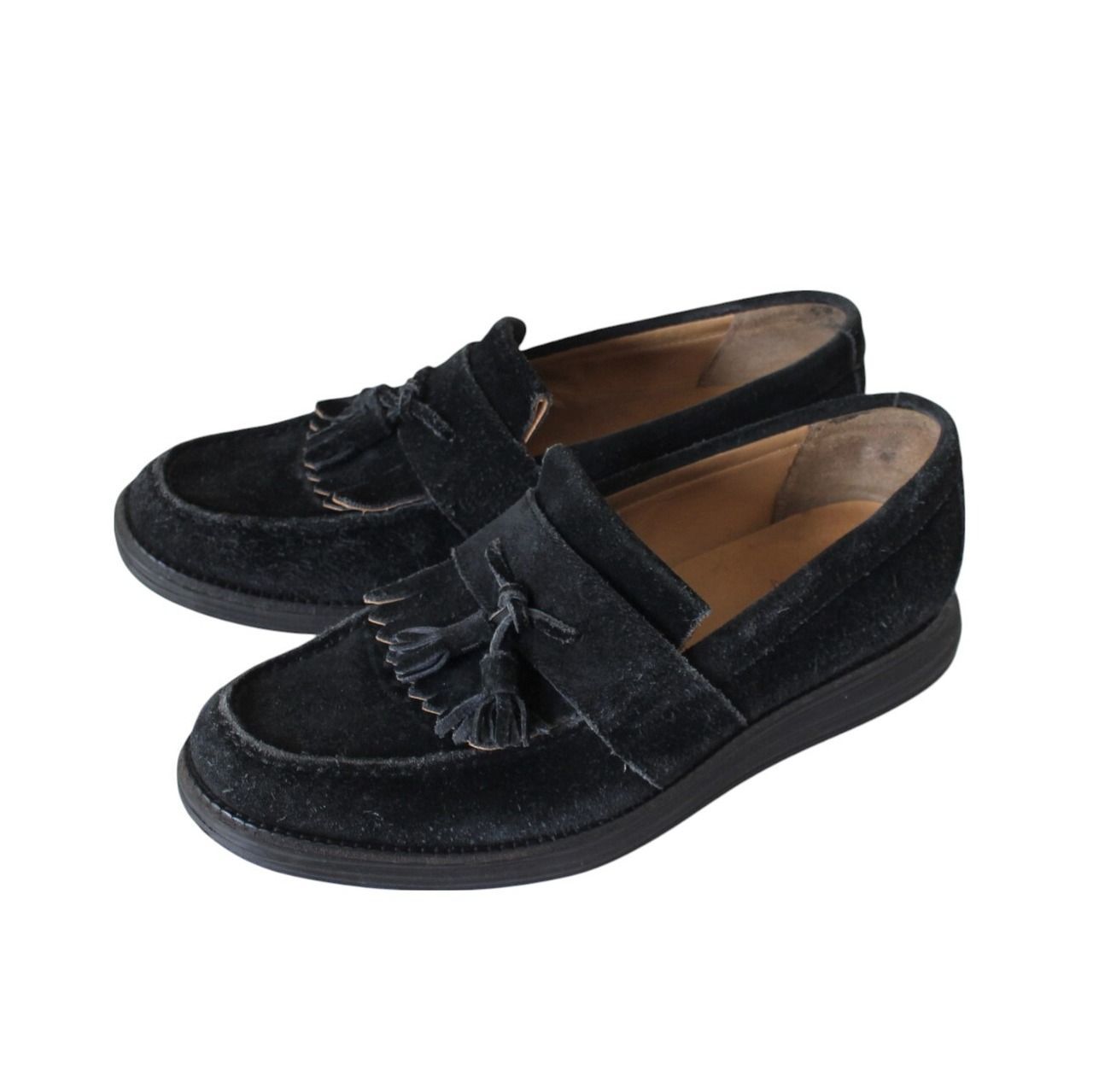 【希少 廃盤品】COLE HAAN タッセルローファー 27.0 黒 革靴 COLE HAAN コール ハーン OG MERIDIAN TASSEL LOAFERS