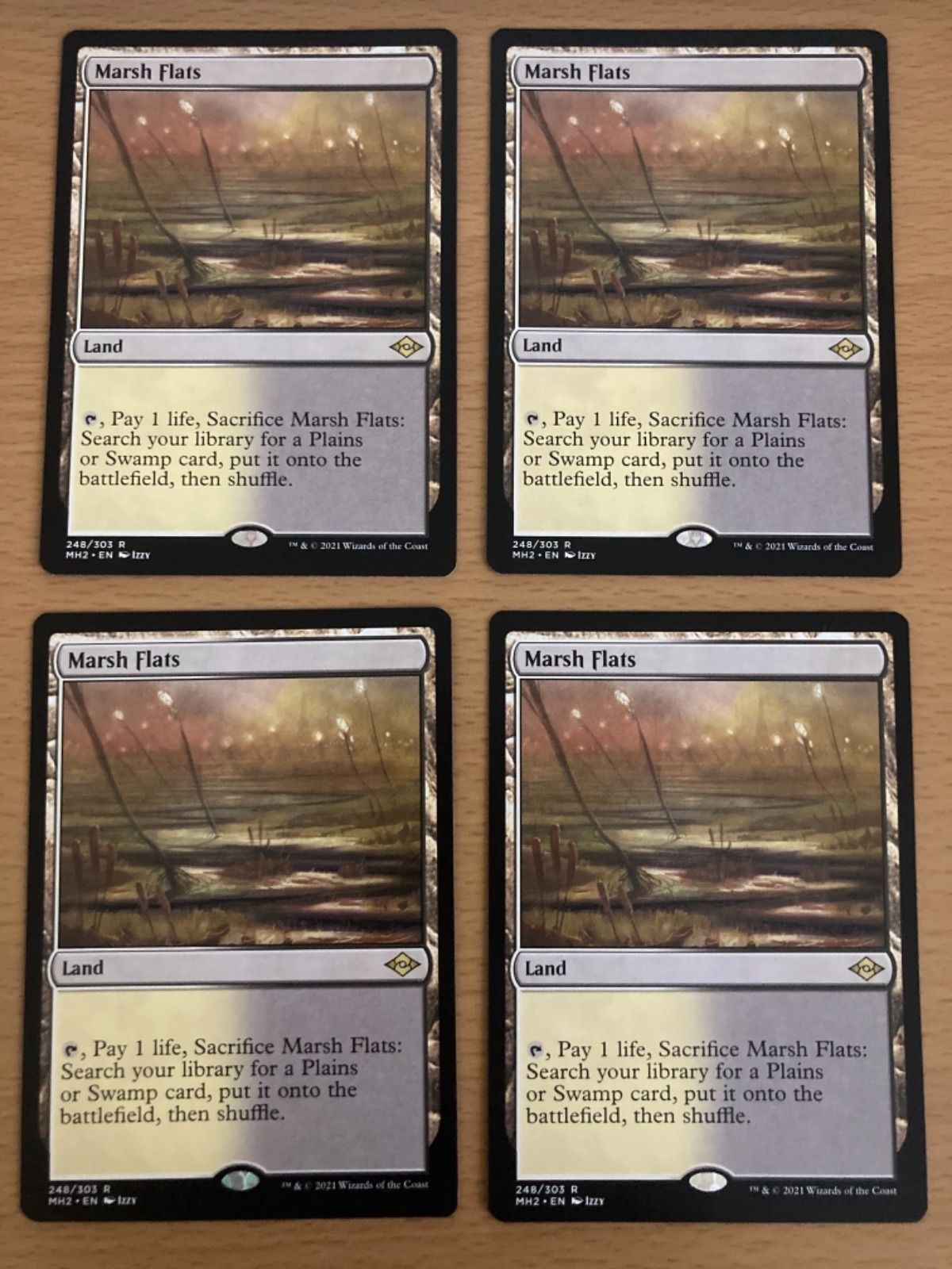 MtG 湿地の干潟 英語4枚 MTG 湿地の干潟 英語版 4枚セット - メルカリ