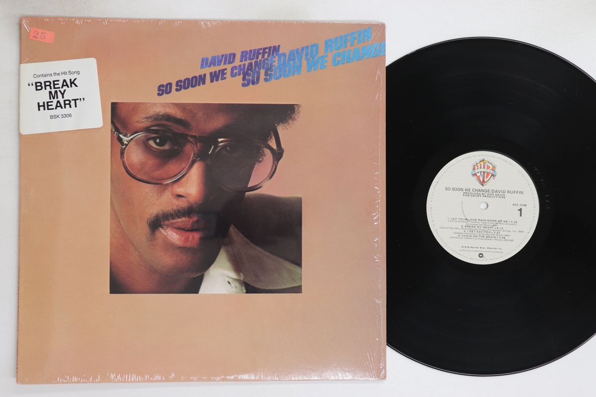 米LP David Ruffin So Soon We Change BSK3306 WARNER BROS