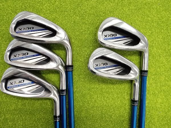 ダンロップ DUNLOP XXIO ELEVEN ネイビー アイアン５本 9.8.7.6.P セット フレックスSR
