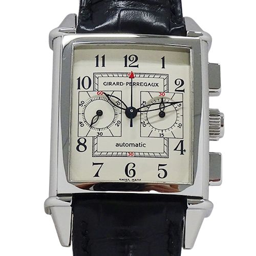 ジラール ペルゴ GIRARD-PERREGAUX 80280.0.11.6059 ブラック /レッド メンズ 腕時計