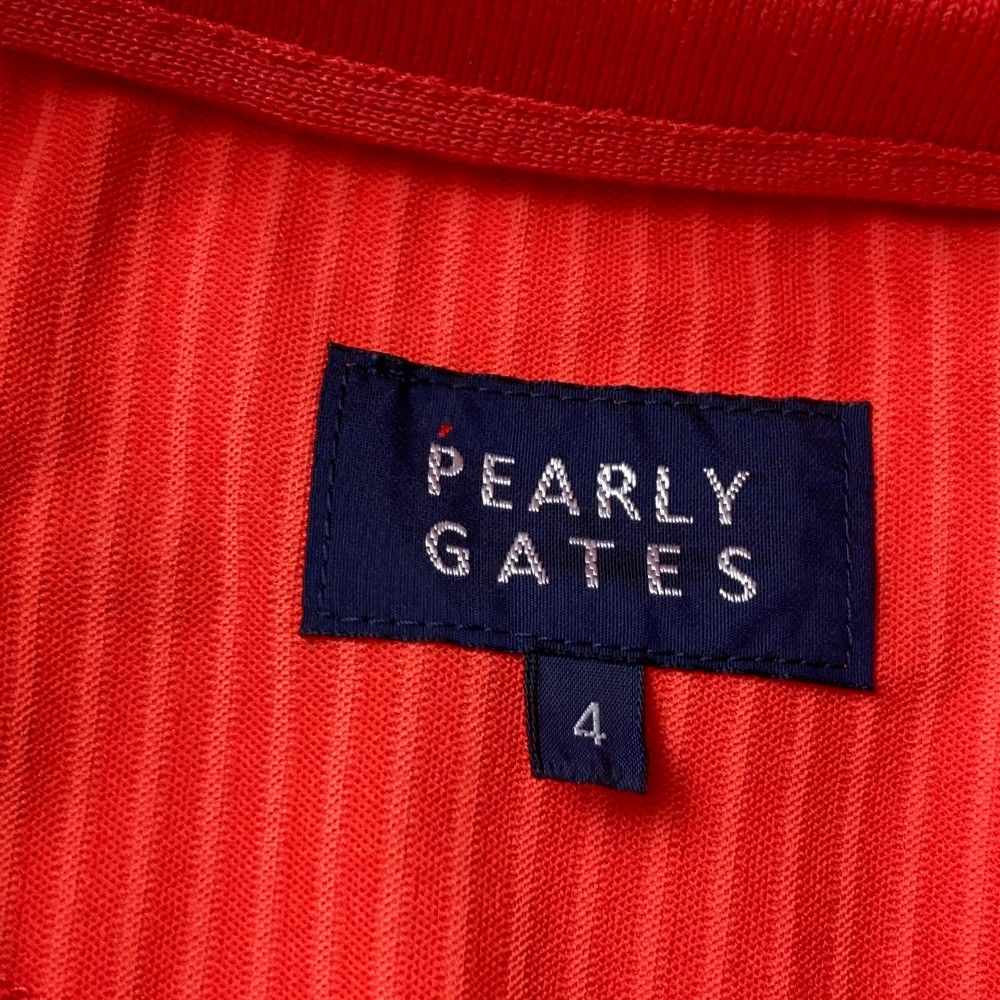 サイズ：4 PEARLY GATES パーリーゲイツ 半袖ポロシャツ