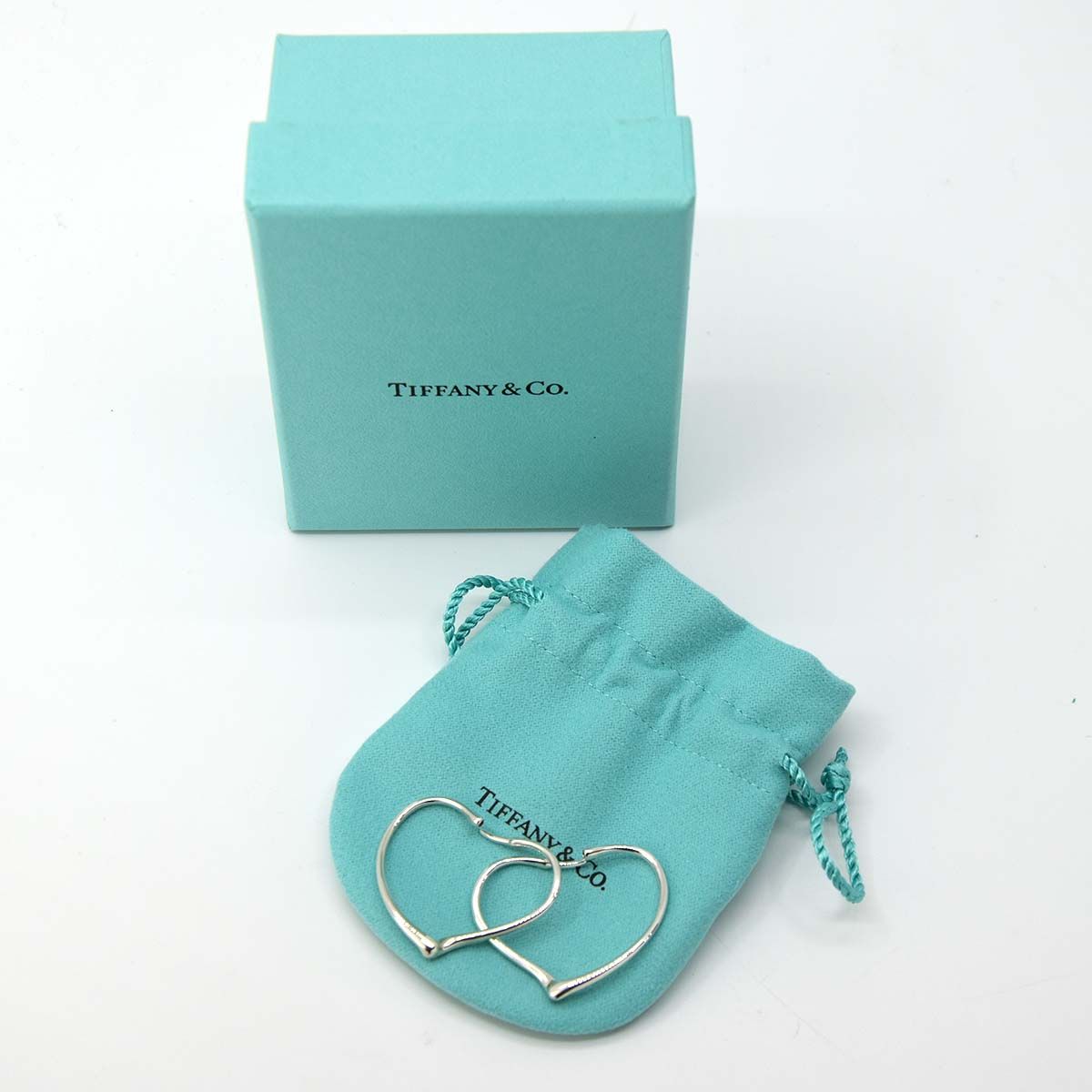 箱付き新品未使用＊Tiffany オープンハート フープピアス umbandung.ac.id