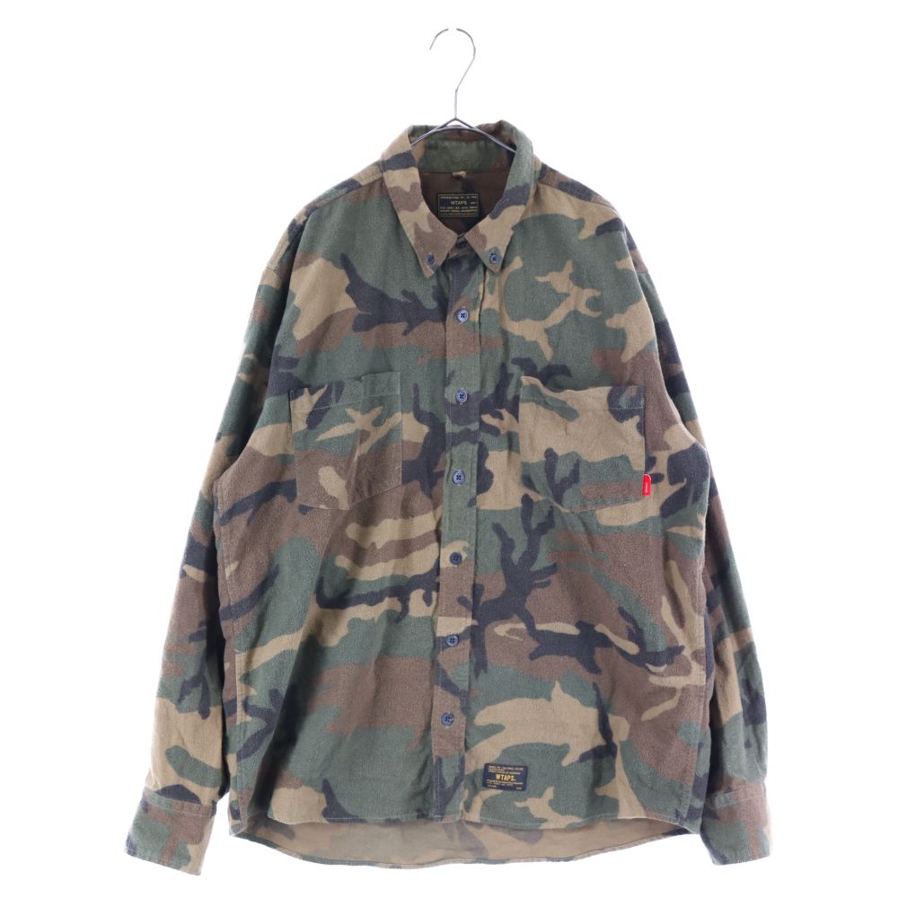 WTAPS カモフラージュ柄フランネル長袖シャツ WTAPS カモフラージュ柄フランネル長袖シャツ