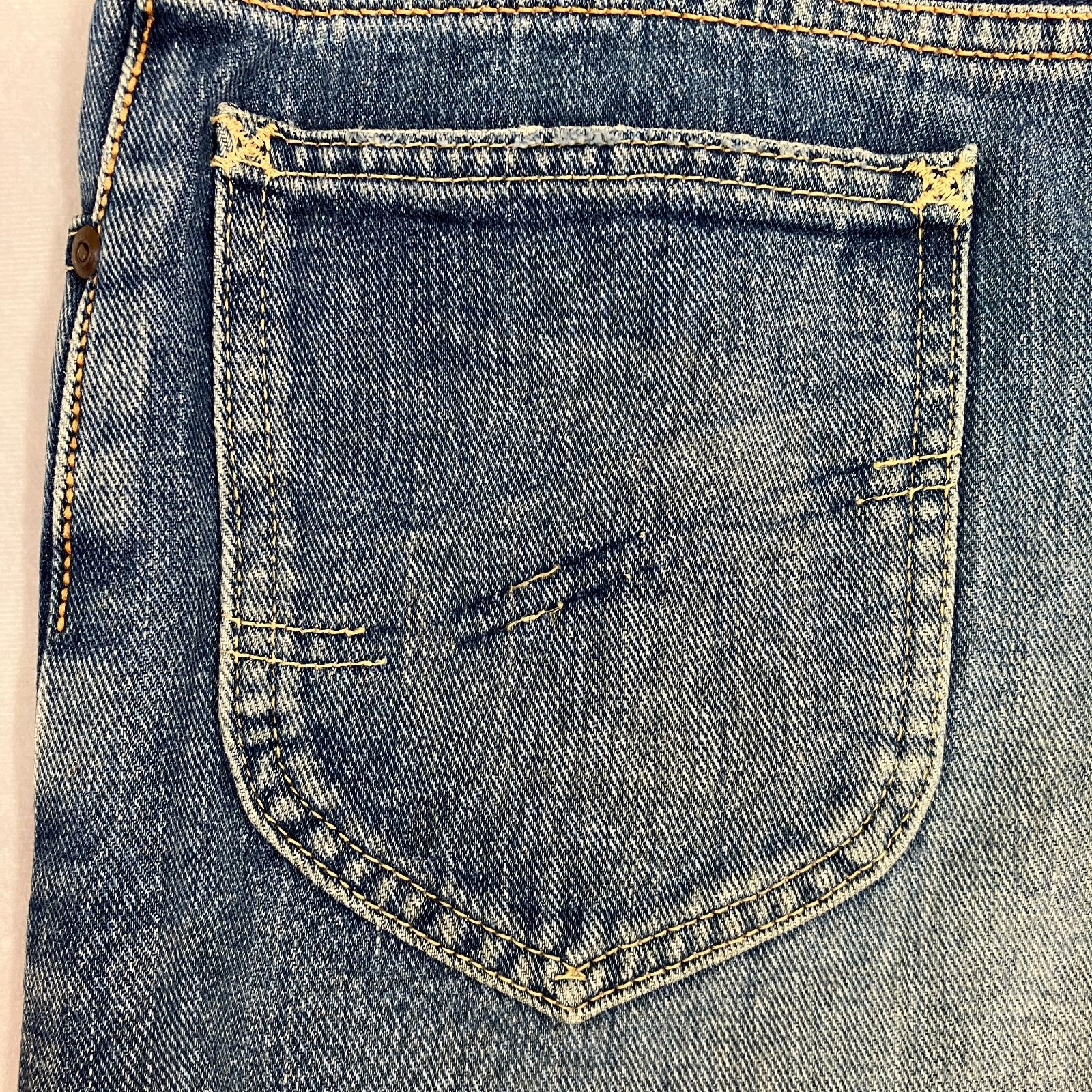 Lee リー 101B デニム パンツ Lot 4101 W29 インディゴ ボタンフライ