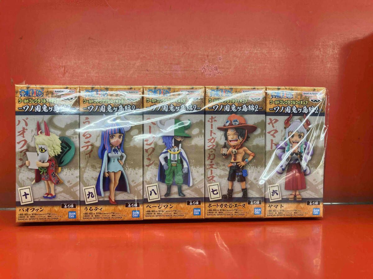 ワンピース ワーコレ】ワノ国鬼ヶ島編4 5種セット ワンピース 鬼ヶ島編