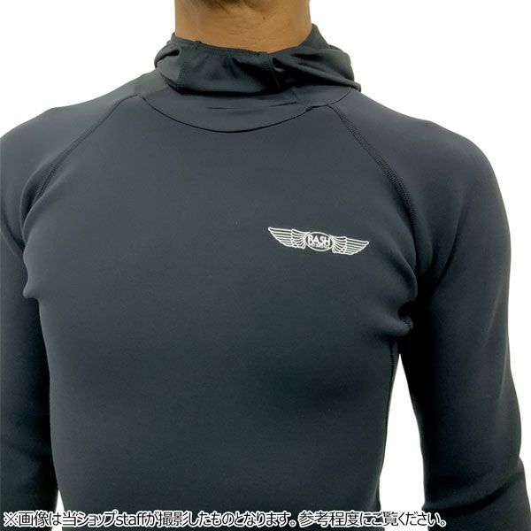 美品 POLER タッパー ラッシュガード ハイブリッド1mm Mサイズ ラッシュ タッパー 25 RASH 1mm Hoodie Topper ジャージ