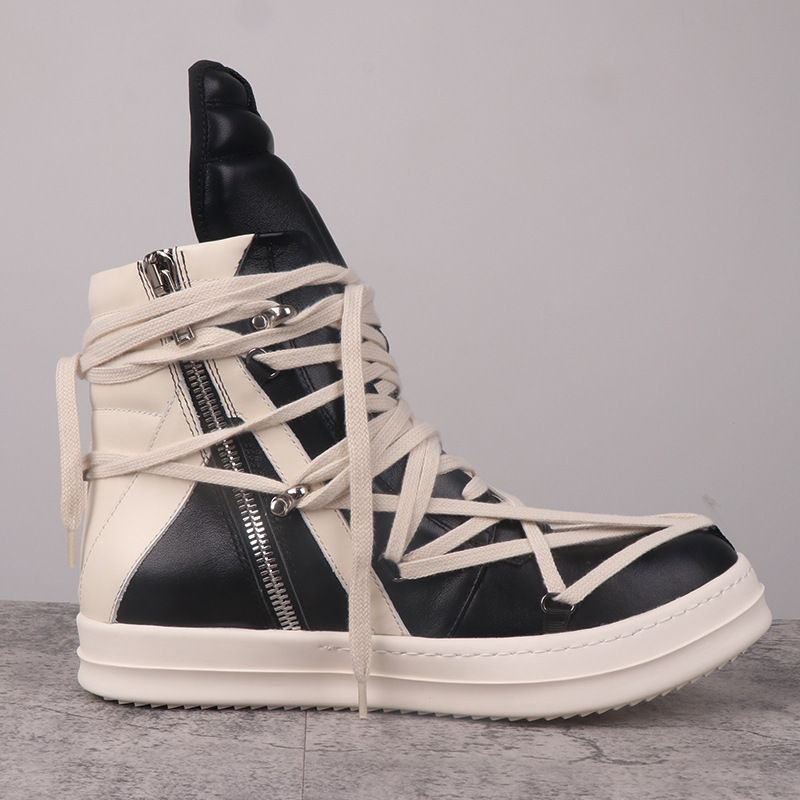 Rick Owens ジオバス ハイカット スニーカー メガシューレース 