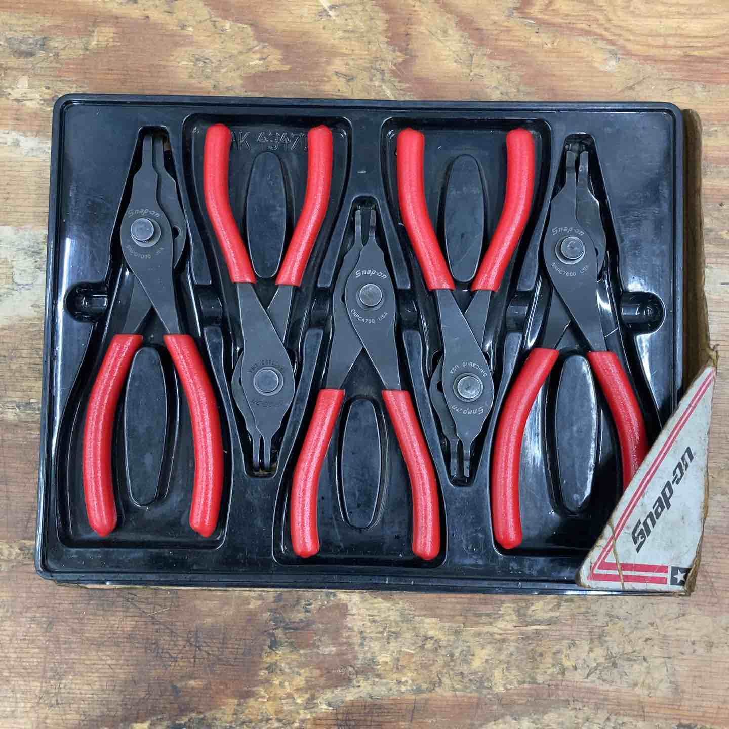 品 ▲スナップオン Snap-on スナップリングプライヤー 5本セット SRPC3800|3890|4700|7000|7090 柏店