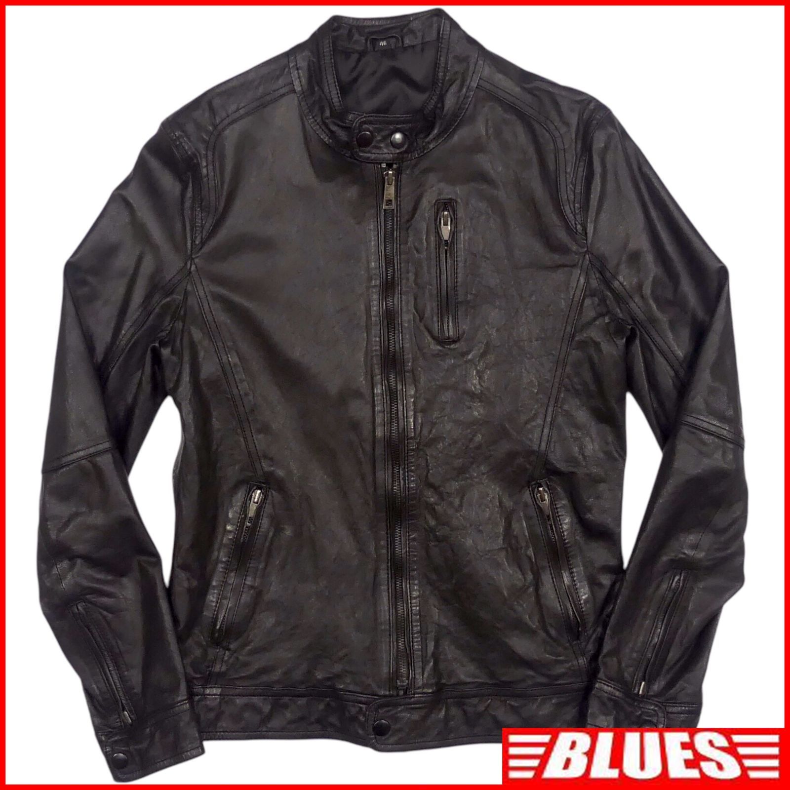 Haruf ブラックレザージャケット S