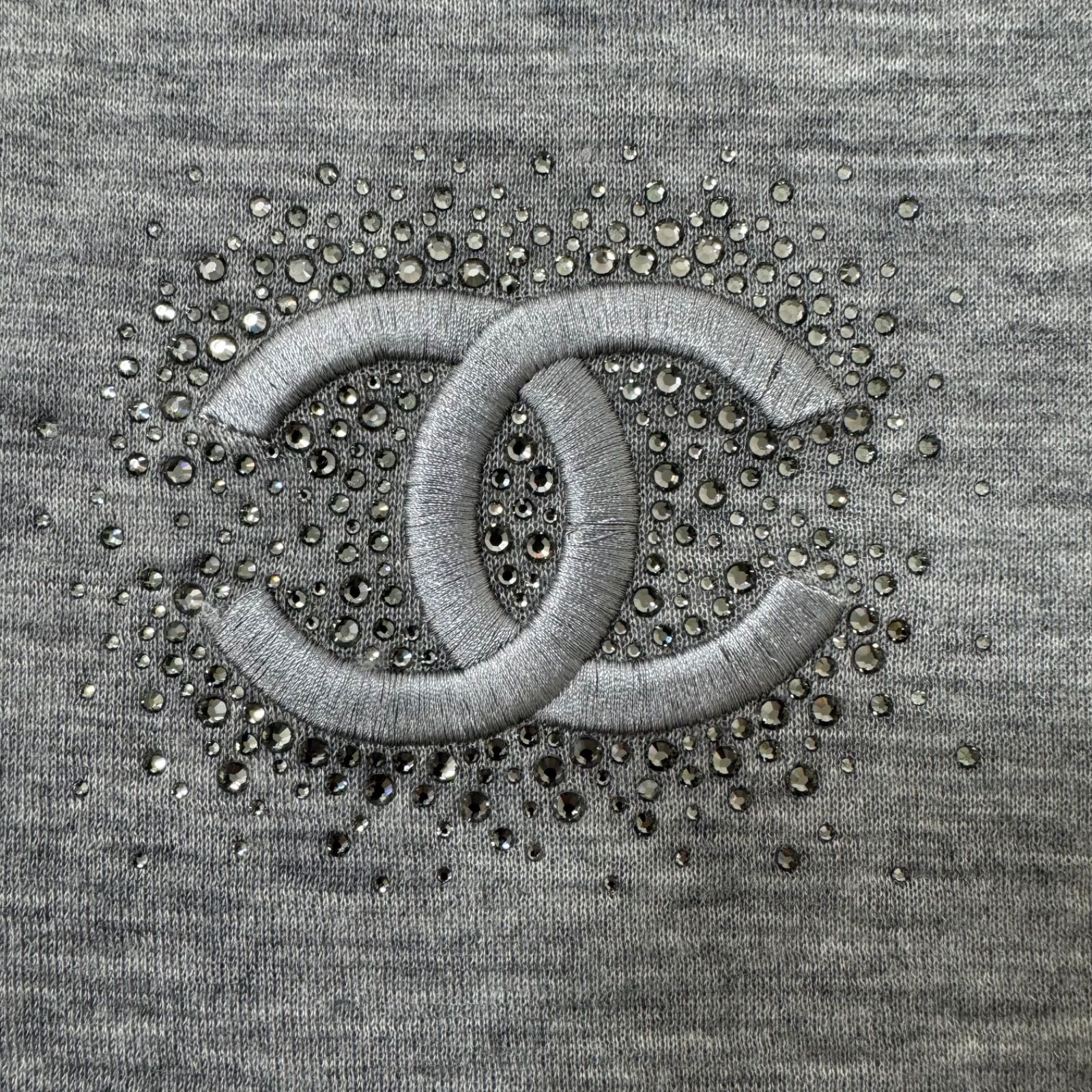 CHANEL シャネル マフラー CC ココマーク ラインストーン