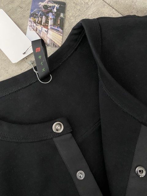 中古】RAJABROOKE ﾗｼﾞｬﾌﾞﾙｯｸ TENJIKU KARDIGAN ﾃﾝｼﾞｸ ｶｰﾃﾞｨｶﾞﾝ ﾌﾞﾗｯｸ M  