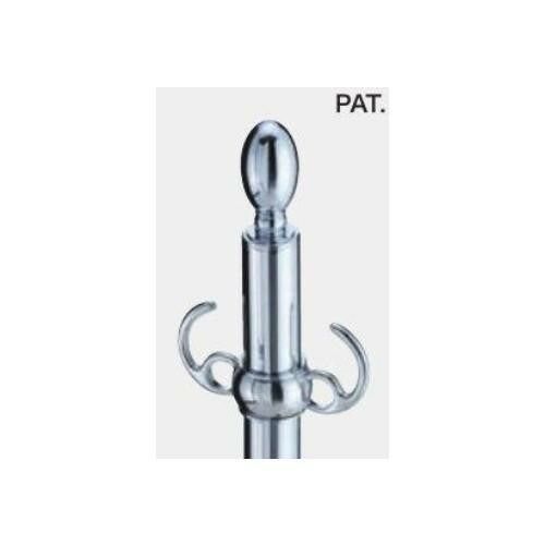 シロクマ フロアパーティションポール クローム 鏡面 FPP-0108