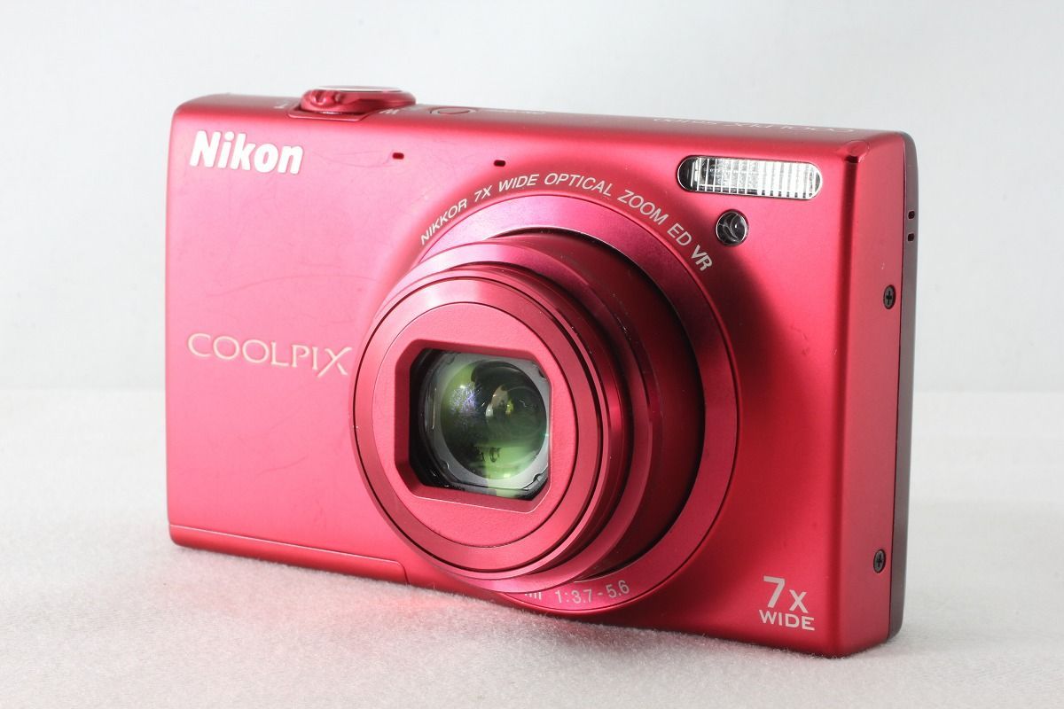 Nikon COOLPIX S6100 レッド Nikon - 超美品 COOLPIX S6100 スーパー