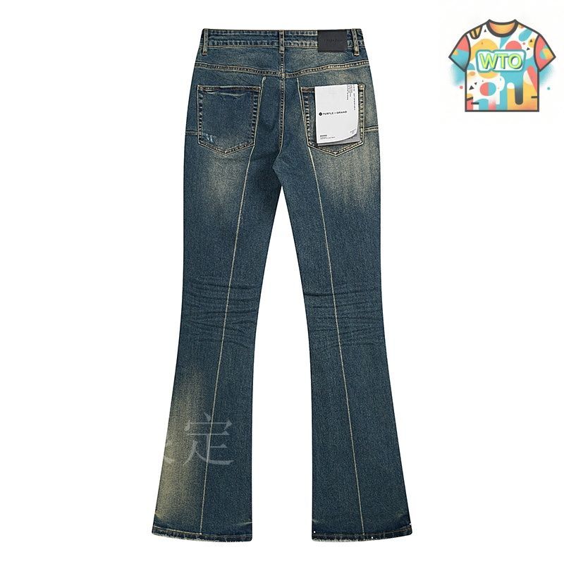 新品 PURPLE スリムフィットデニムパンツ 28 purple brand 28 デニム スリムフィット