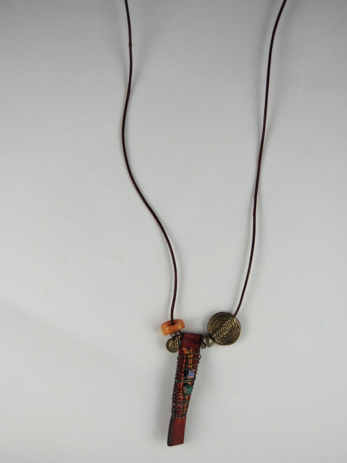 USED/B】HENRY CUIRアンリークイール レザーネックレス HENRY CUIR 