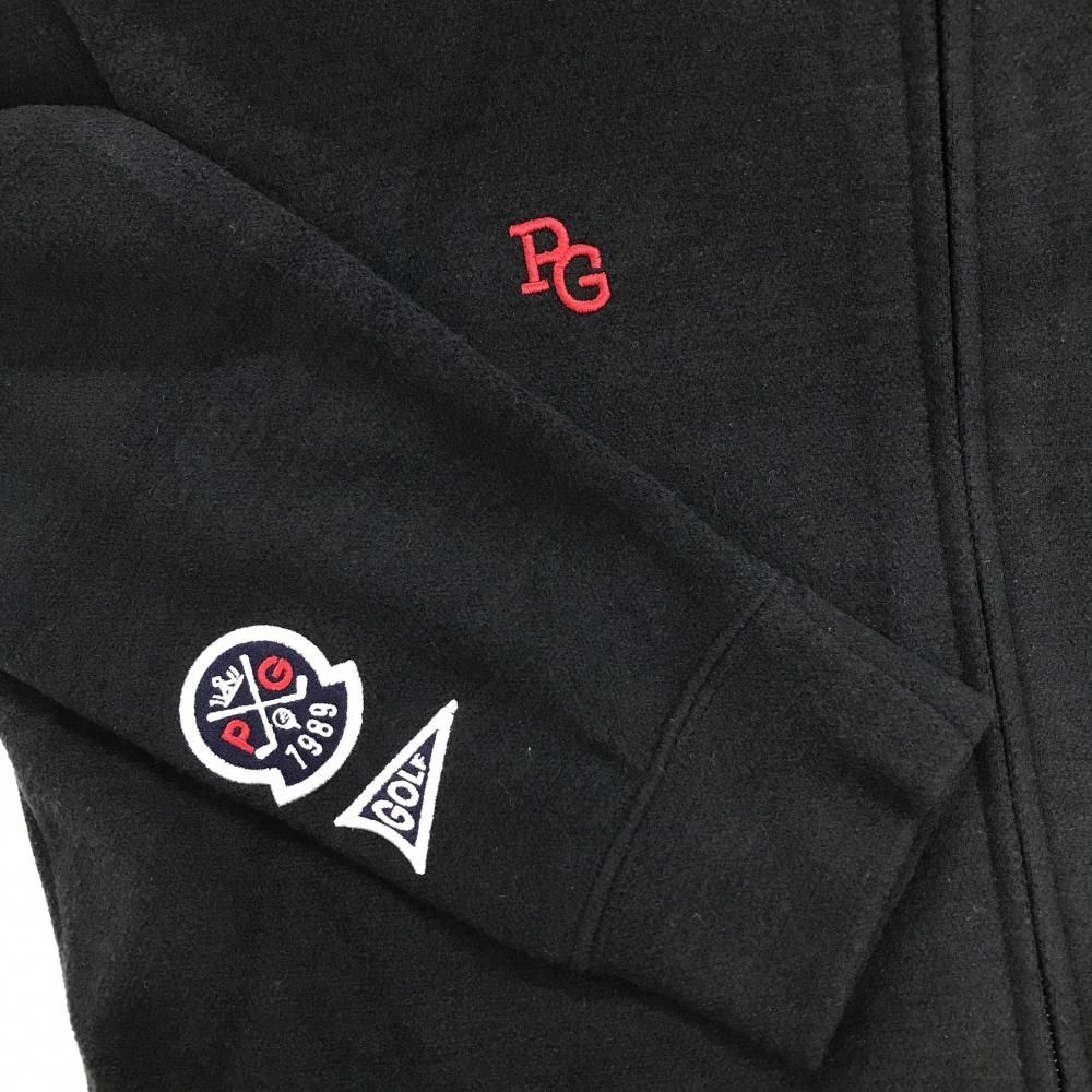 パーリーゲイツ ジップパーカー 黒 ロゴ刺しゅう 表微起毛 レディース 0 S ゴルフウェア PEARLY GATES WHITEMONARCHHOTEL_COM