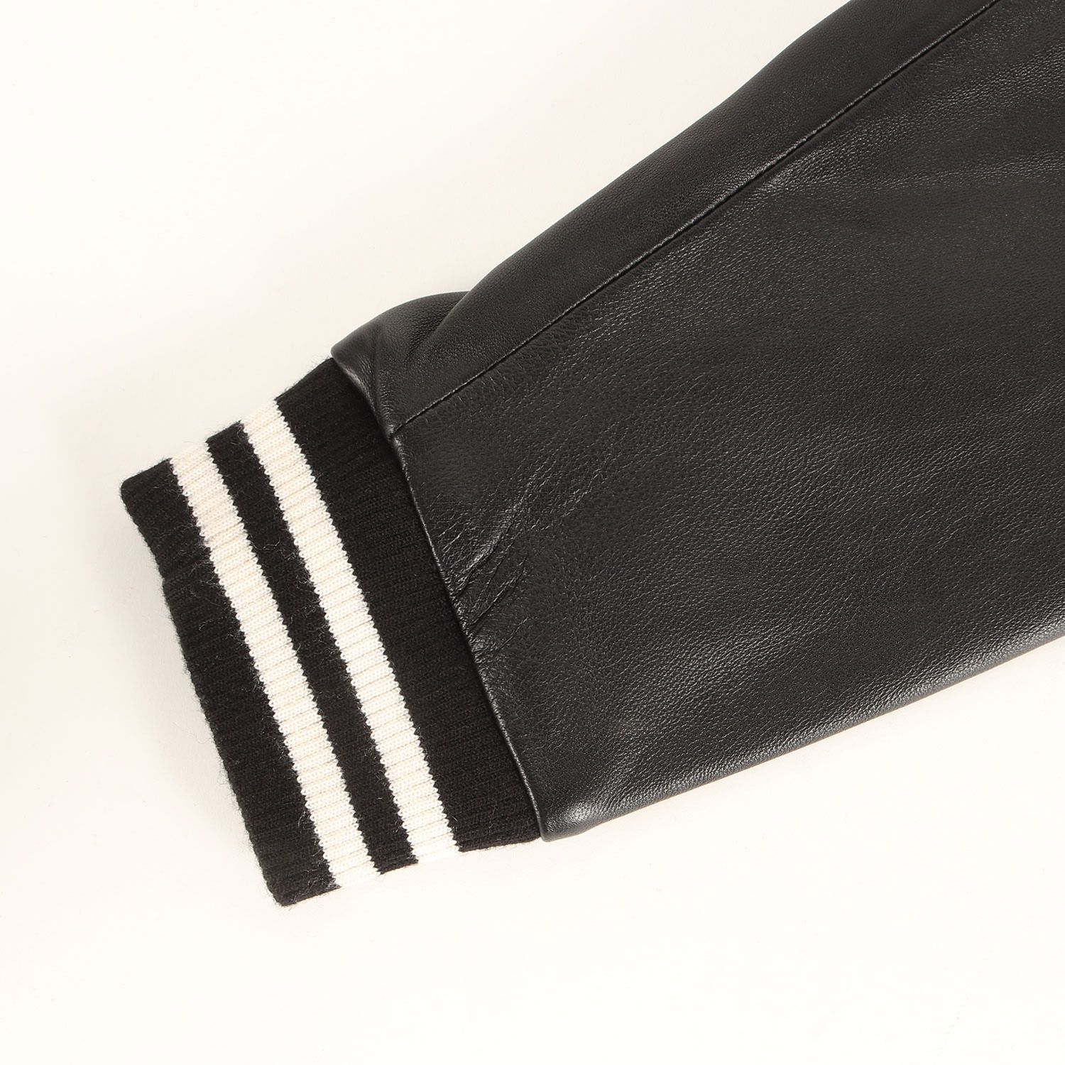 シープスキンレザー バーシティ