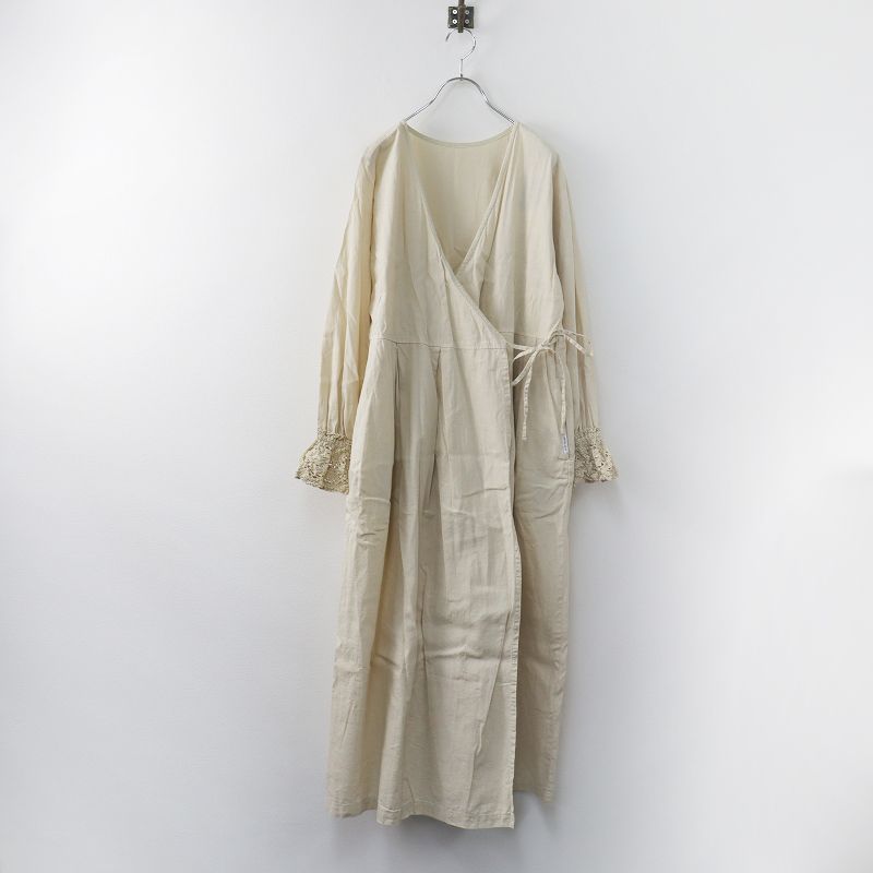 今だけ専用☆【試着のみ】nest Robe 切り替えレースブラウス 美品】nest Robe UpcycleLino 切り替えレースブラウス