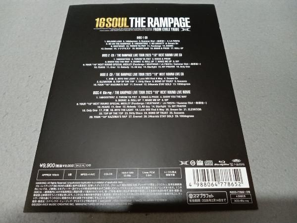 THE RAMPAGE from EXILE TRIBE CD 16SOUL(LIVE盤)(3CD+Blu-ray
