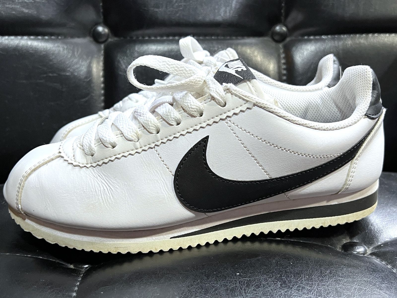 貴重 NIKE【Classic Cortez】ナイキ コルテッツ 白×黒 - スニーカー