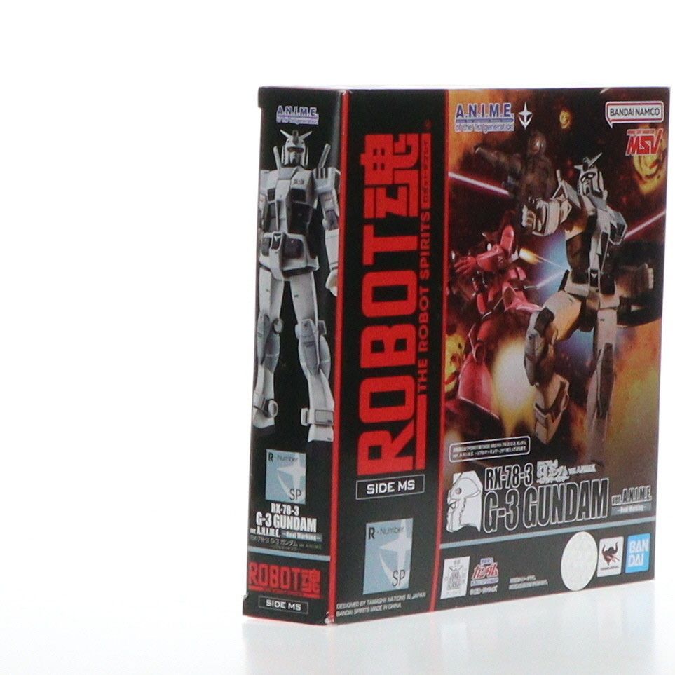 BANDAI - ROBOT魂(SIDE MS) RX-78-3 G-3 ガンダム ver. A.N.I.M.E. 〜リアルマーキング〜 機動戦士ガンダム 完成品 可動フィギュア ROBOT FIGURES LAUNCH!&amp;魂ウェブ商店限定 バンダイスピリッツ ROBOT魂 ＜SIDE MS＞ RX-78-3 G-3 ガンダム ver. A.N.I.M.E.