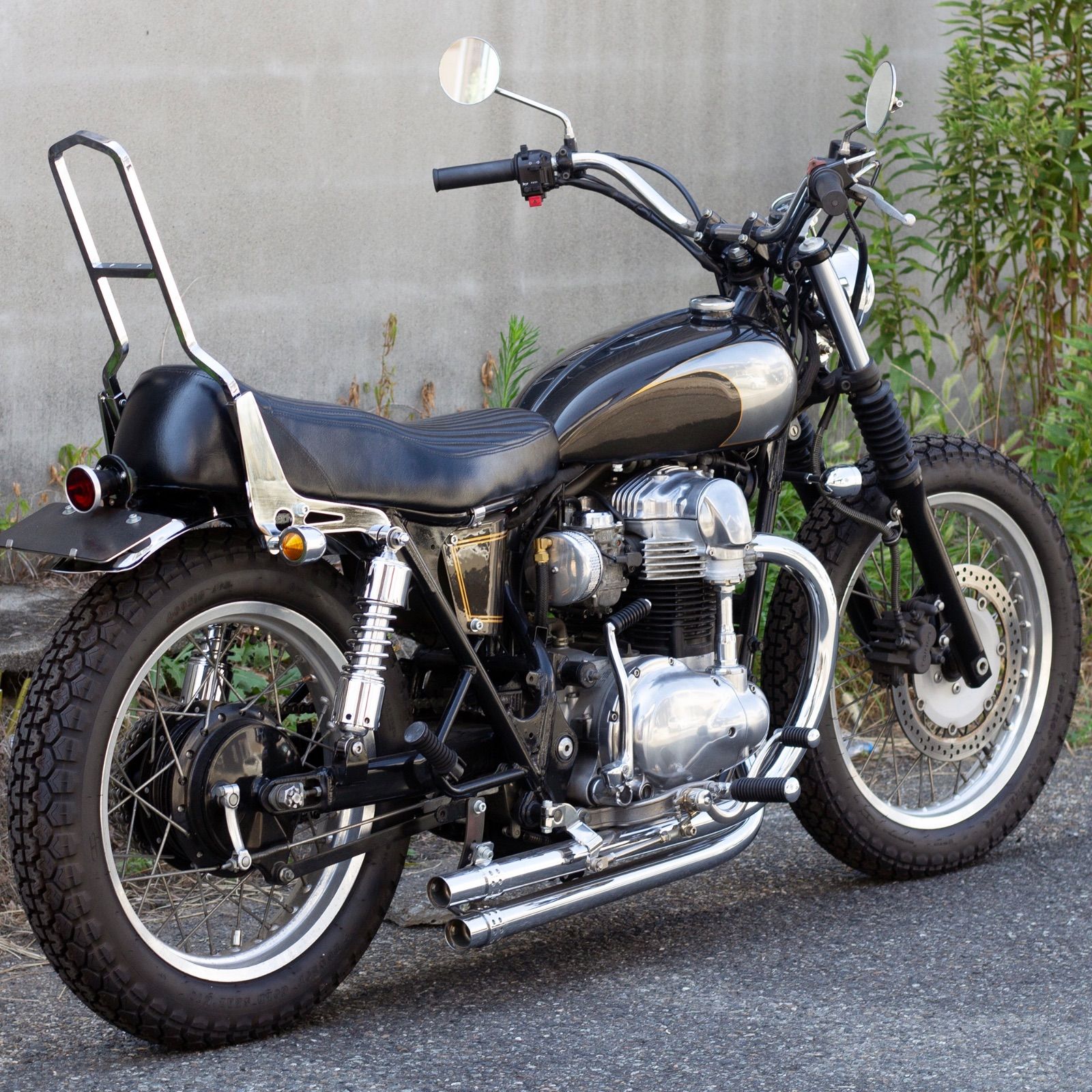 W650/400/800用 シーシーバー ミドル MOTOR ROCK (MR-SM097M) - メルカリ
