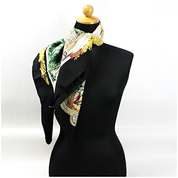 エルメス スカーフ SANSSOUCY サンスーシ宮殿 楽天市場】【HERMES】エルメス カレ90 スカーフ SANSSOUCY