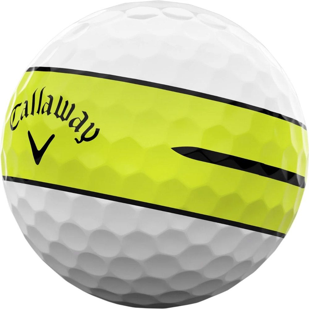 キャロウェイ CHROME TOUR X 360° YELLOW STRIPEボール 1ダース