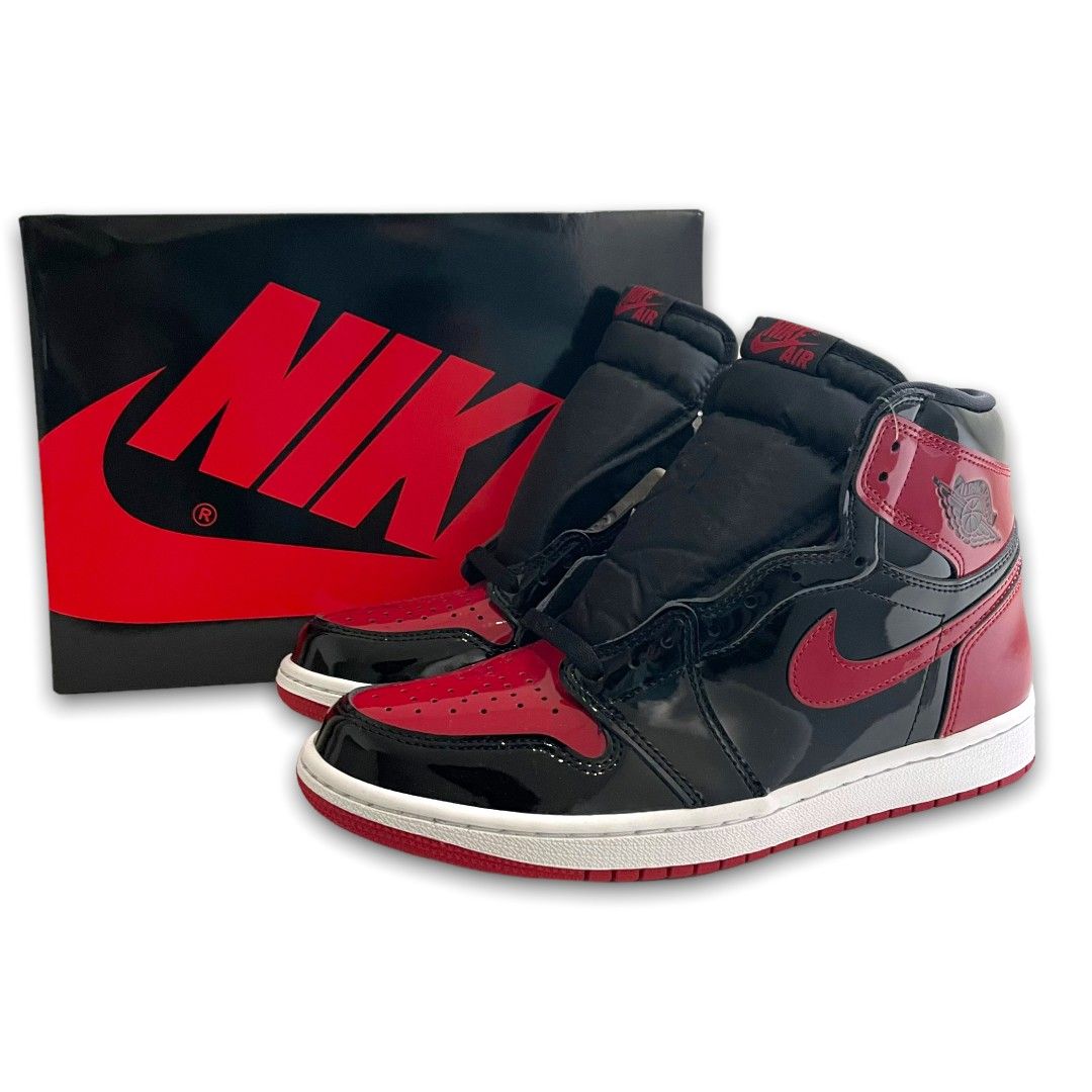 未使用 27cm NIKE AIR JORDAN 1 PATENT BRED - GRAIZ-UsedBrand Shop