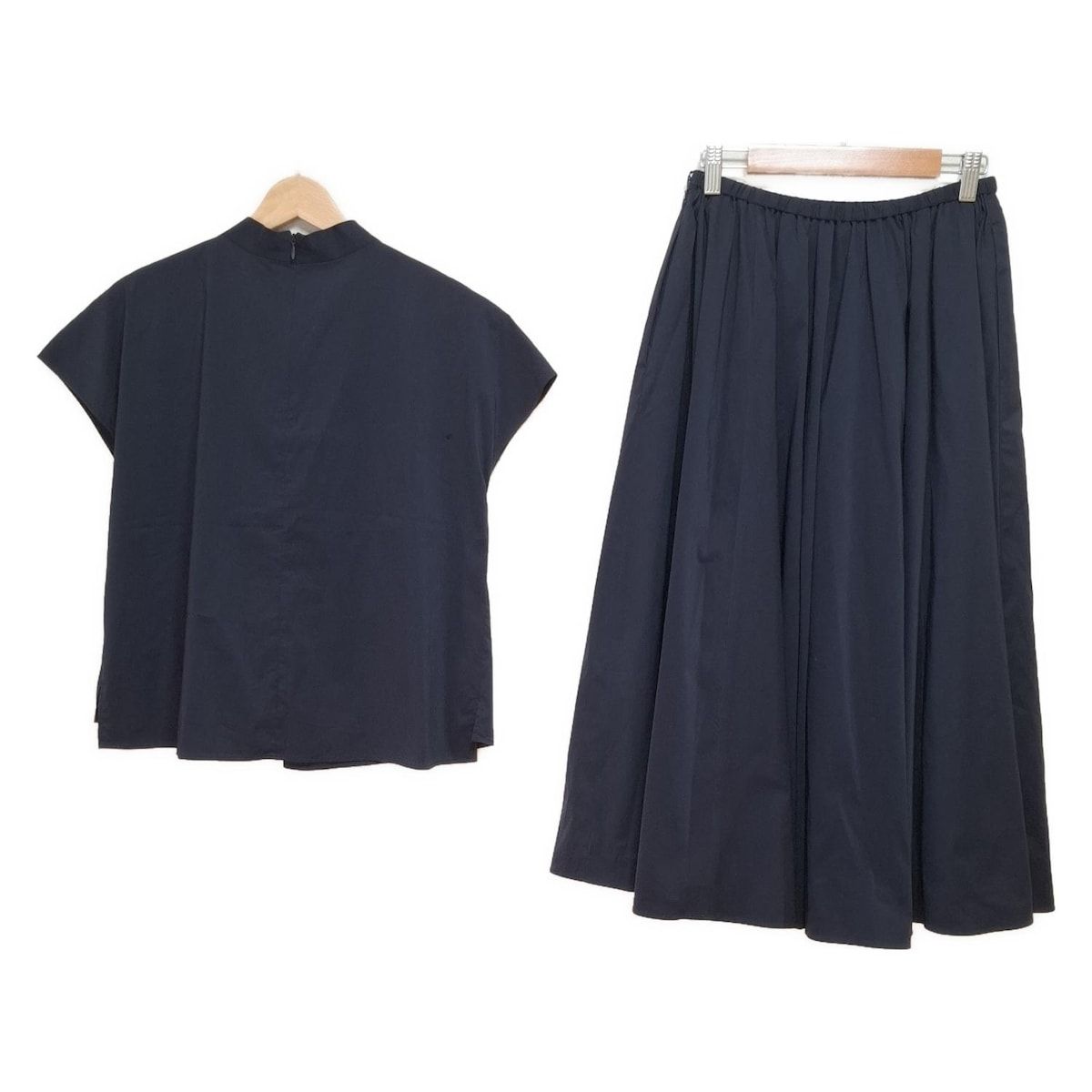 MACKINTOSH LONDON マッキントッシュロンドン スカートセットアップ レディース - ダークネイビー ウエストゴム