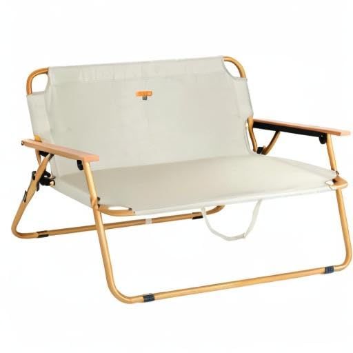 S'more chummy bench アウトドアチェア 木調アルミ 二人掛け Amazon.co.jp: S'more(スモア) chummy bench チャミーベンチ