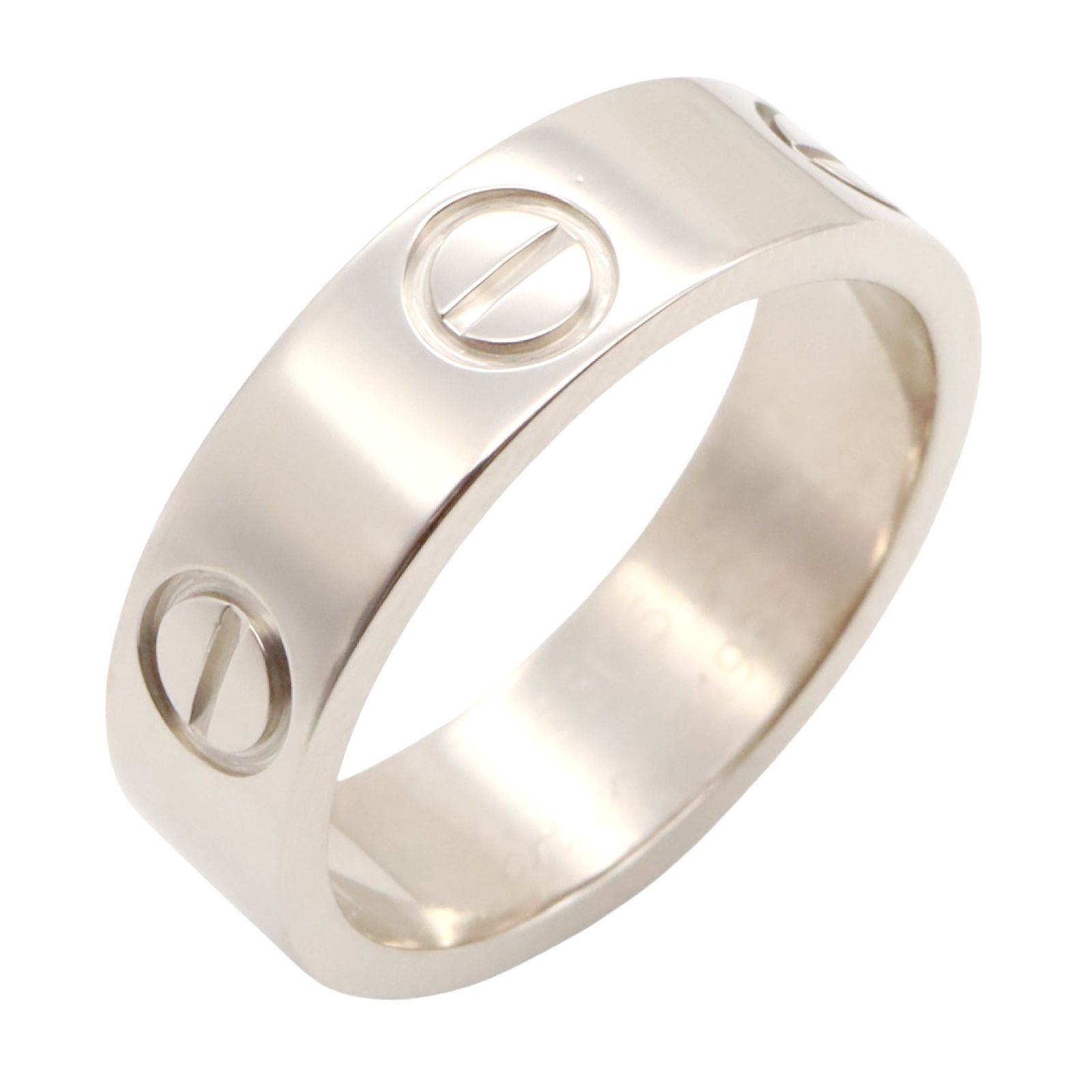 Cartier カルティエ リング K18WG 46 4801025F0005 カルティエ CARTIER リング・指輪 ラブリング K18WG(ホワイト