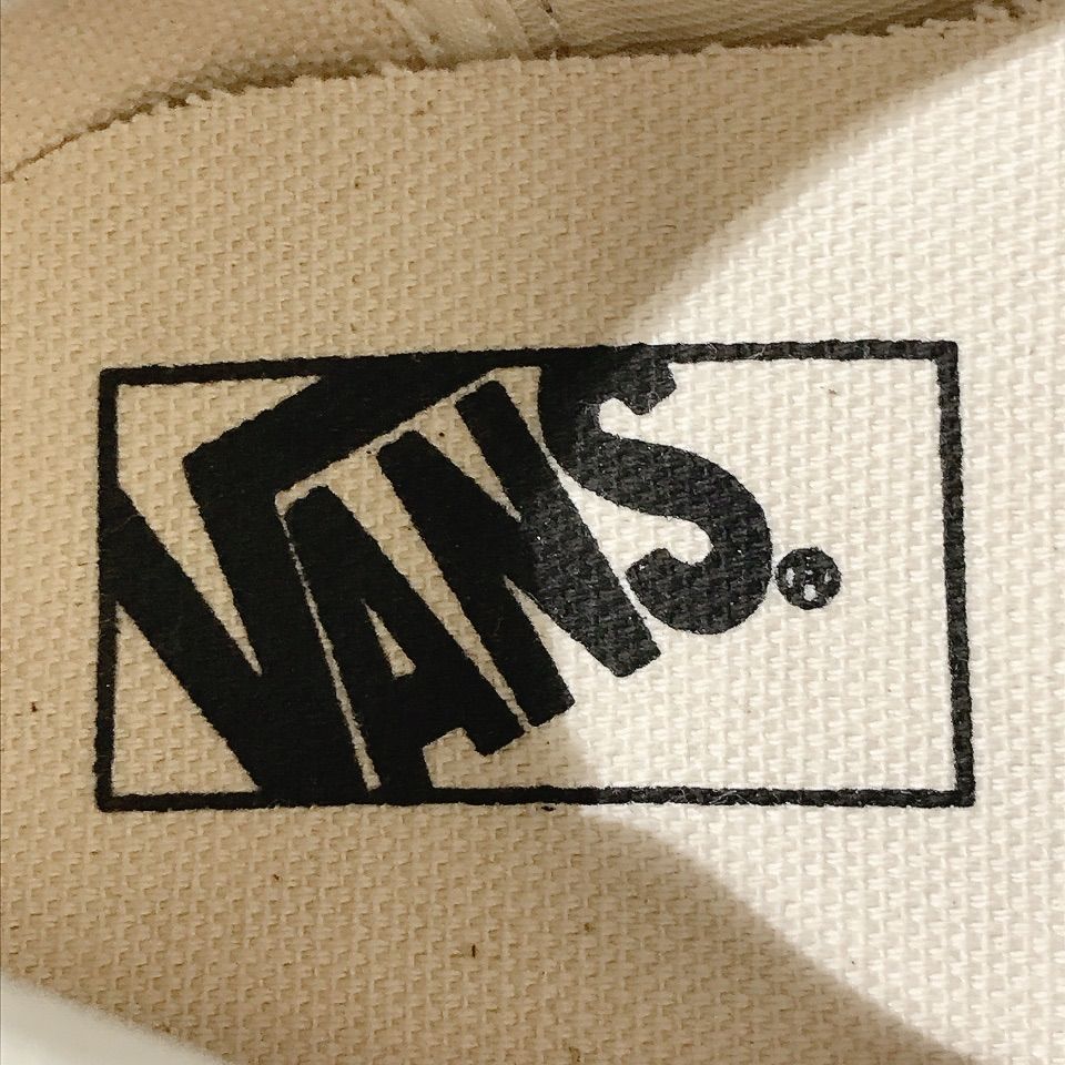 VANS スリッポンスニーカー レッド ドット 水玉 メンズ US 7