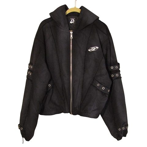 BARCON ジャケット フード ブルゾン ジップアップ ロゴ F