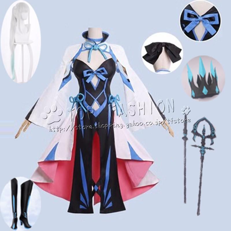 Fate|Grand Order FGOcos モルガン コスプレ 衣装 第一段階モルガンの再臨 ウィッグ 靴 道具別売りり