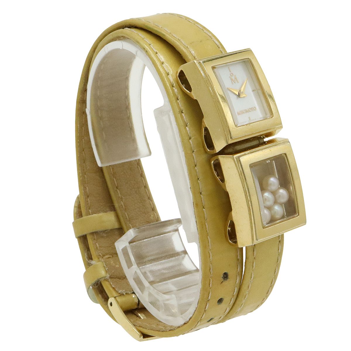 MIKIMOTO ミキモト マルチフォーム ウォッチ Wトゥール シェル