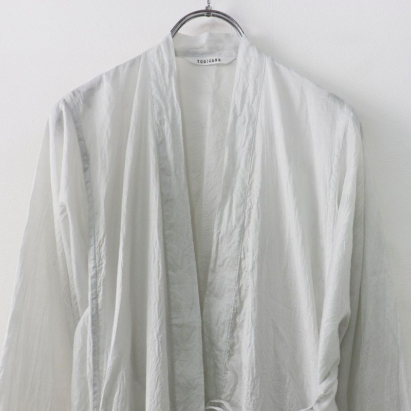2021年 トゥジュー TOUJOURS Kediya Robe コットンシルク ケディヤ